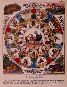 Game of Voyage Around the World, published by Ackermann, Wissembourg by F. C. Wentzel